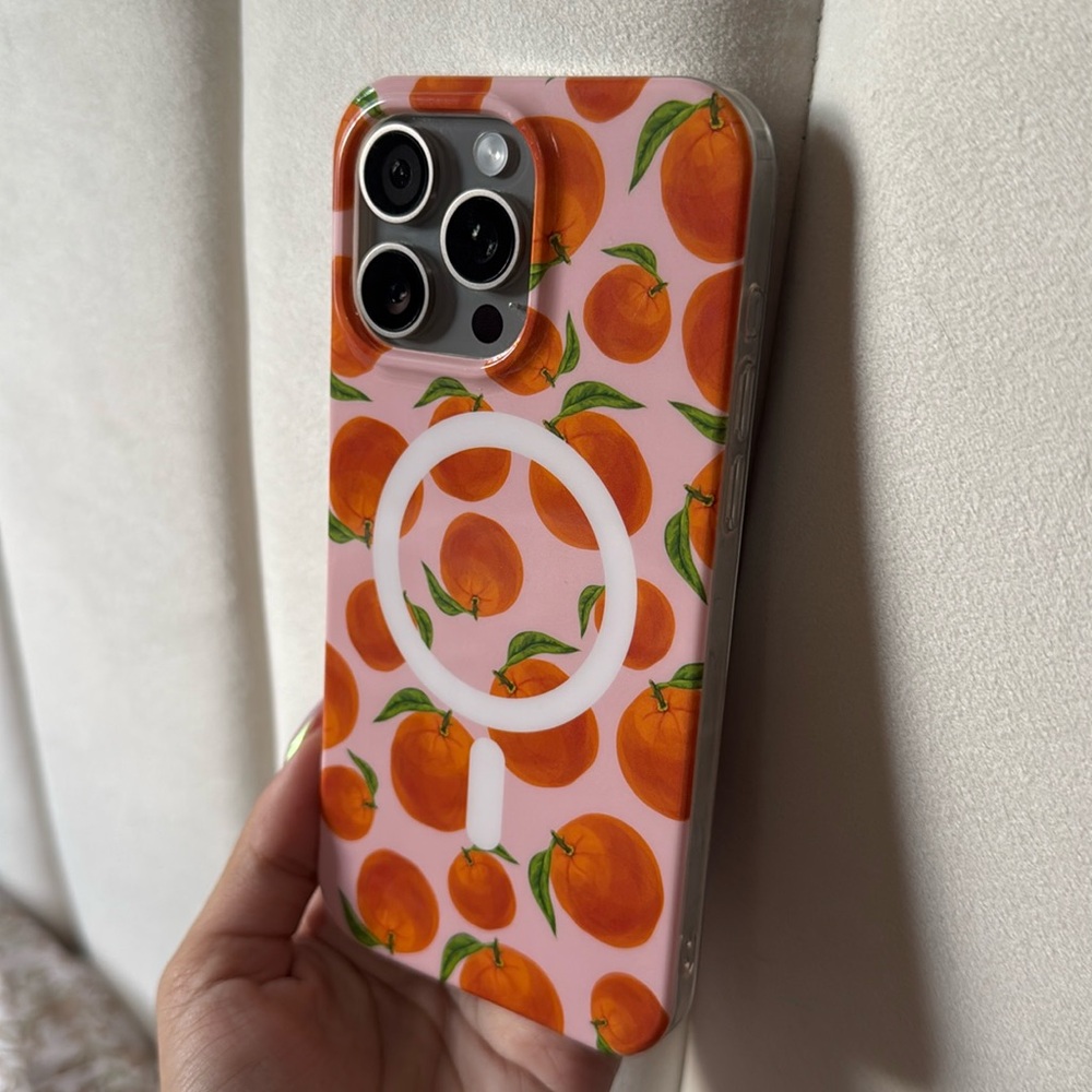 Peach iPhone 15 Pro Max Case